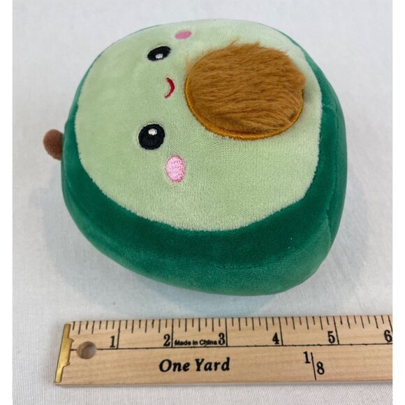 Squishmallows Austin The Avocado Food Squad Green Fuzzy Belly 5in Plush - Picture 5 of 9